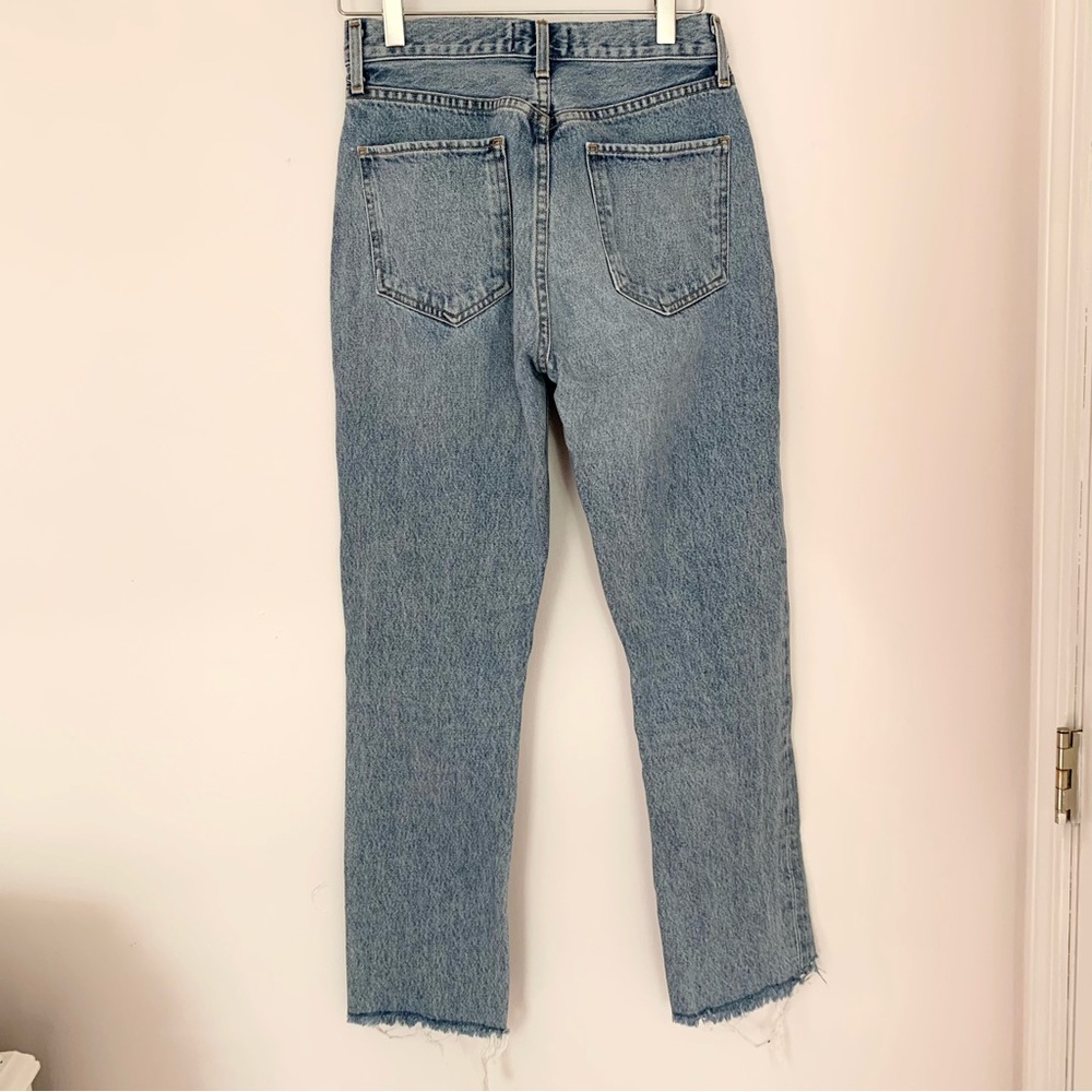 Agolde Riley High Rise Straight Crop Jeans - Picture 3 of 8